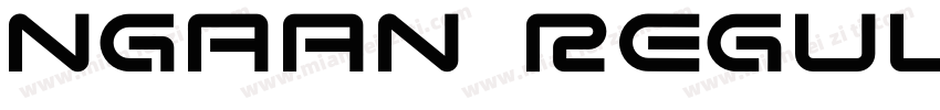 Ngaan Regular字体转换